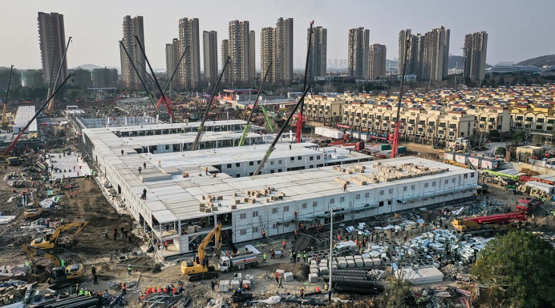 china built hospital in ten days