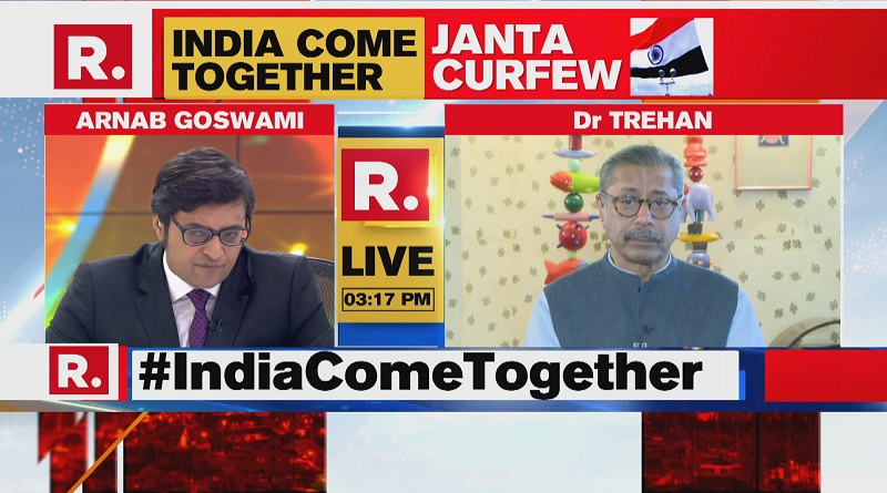 dr trehan on republic tv