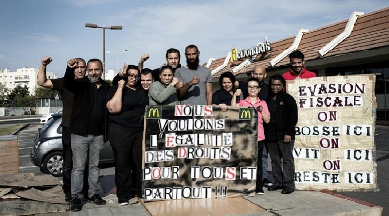 Mcdonalds france workers took over