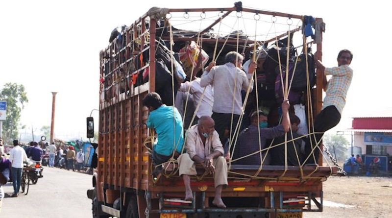 workers on truck