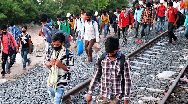 workers on the track F