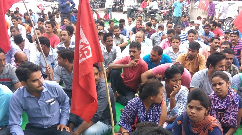 workers protest