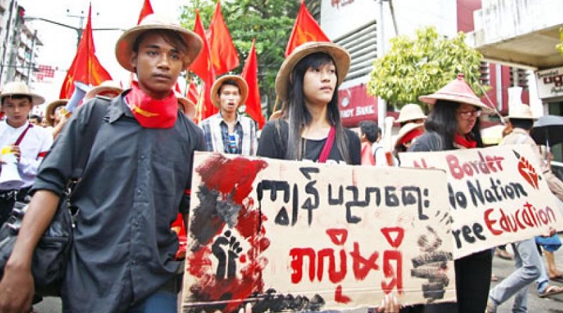 myanmar protest