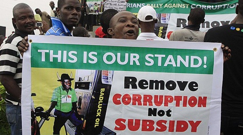 nigeria protest against petrol price hike
