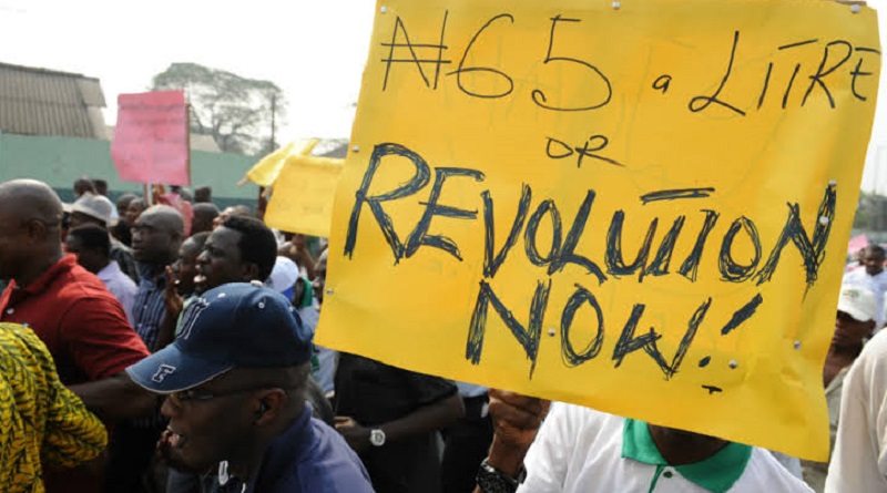 nigeria protest against petrol price hike