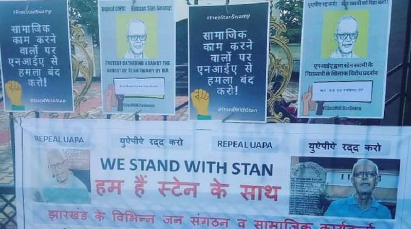 stan swami release protest 1