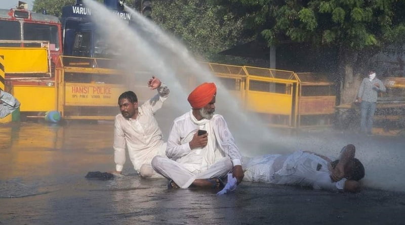 farmers march Haryana