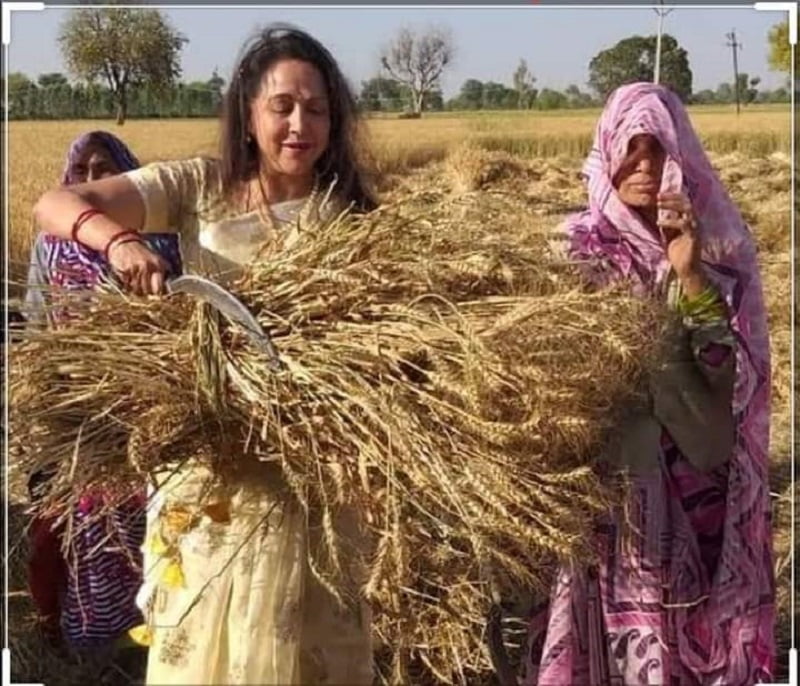 Hema malini in Mathura