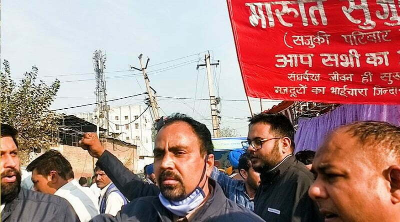 maruti union leader at singhu border