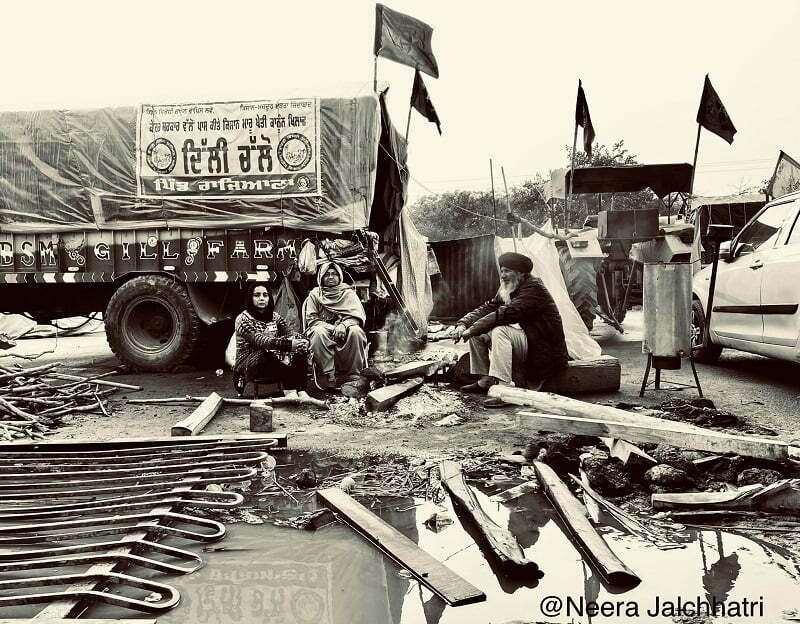 Old age Farmer in protest 2