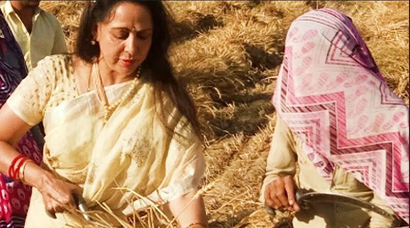 hema malini on farmers issue