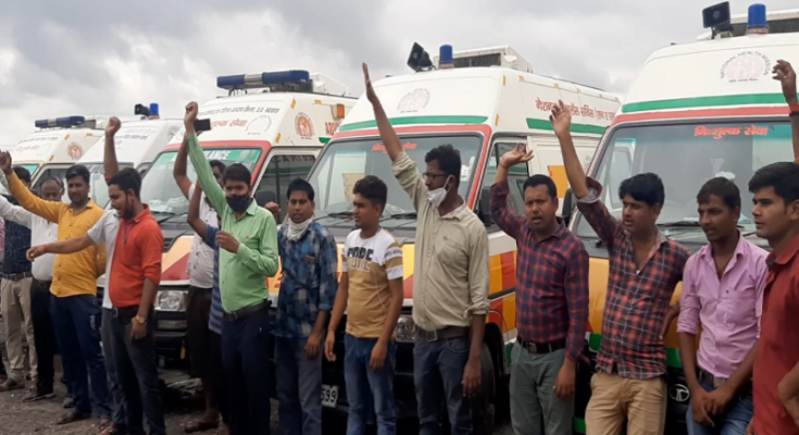 ambulance strike lucknow