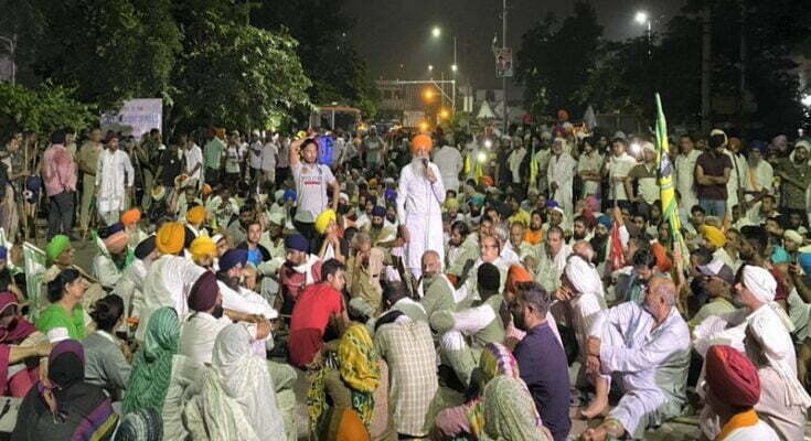 karnal farmers protest