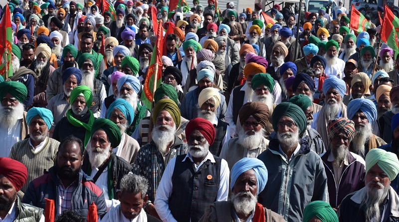 Election boycott rally in Moga Punjab