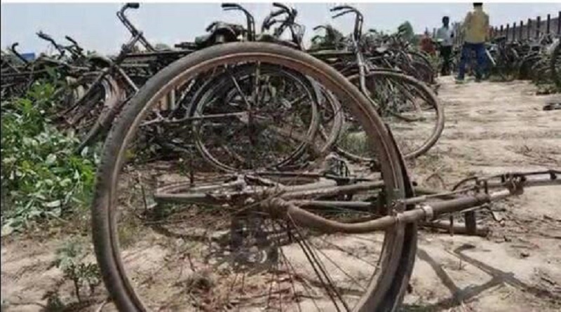 Bicycles auctioned in Saharanpur Uttar Pradesh