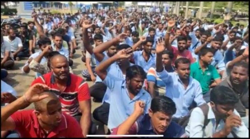 ford chennai workers protest
