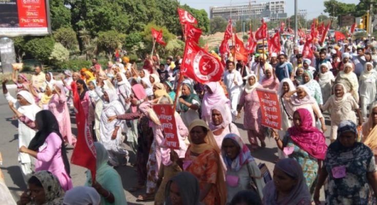 KPMU chandigarh assembly march