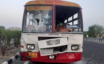 agnipath bus vandalised