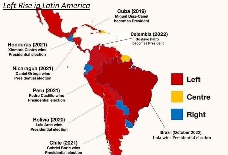 Left rise in Latin America