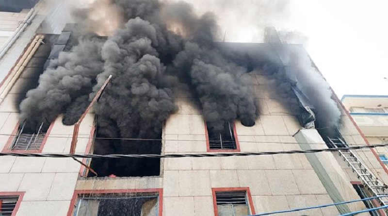 Narela factory fire