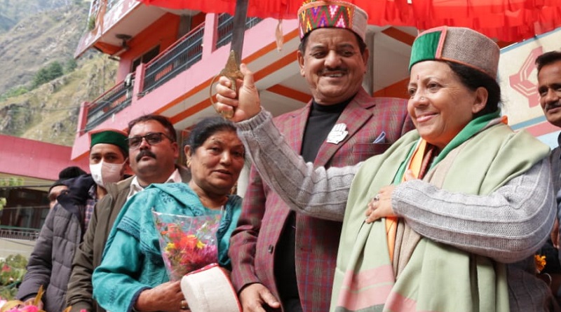 Pratibha singh wife of himachal ex CM virbhadra singh