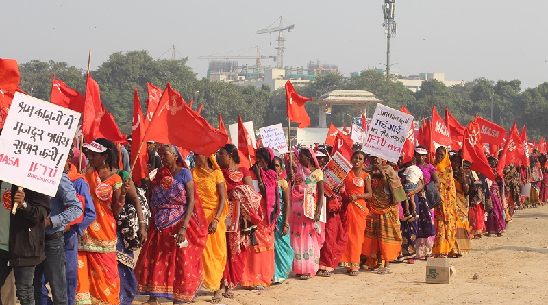 Women worker marches in MASA rally