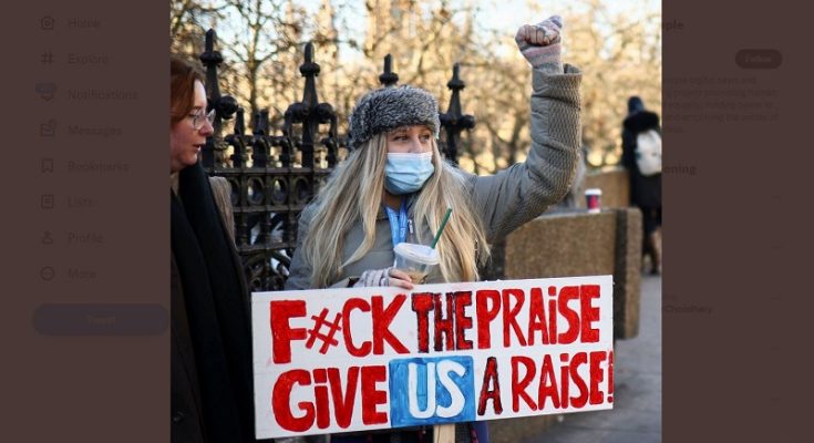 Britain Nurses Strike nation wide