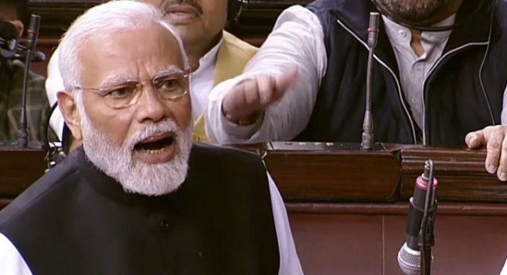 Narendra Modi in Parliament