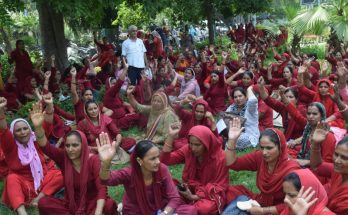 asha worker protest