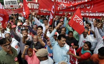 trade union protest