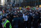 protest outside starbuck
