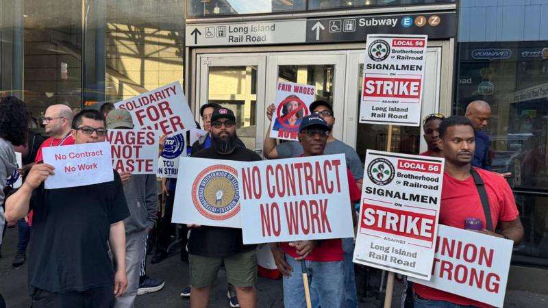 new york Rail strike 4