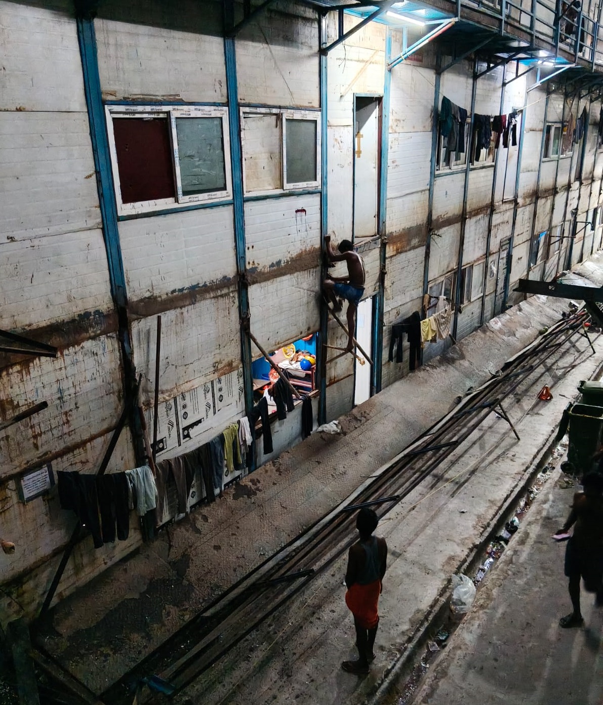 Chennai l and t labour camp