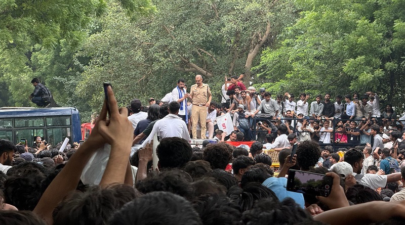20 july protest at sansad chandrashekhar