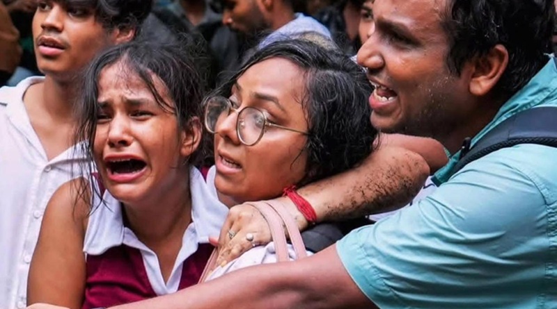 Jnatar mantar youth protest police