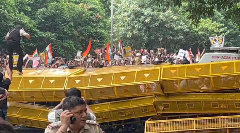 Sansad march at parliament street